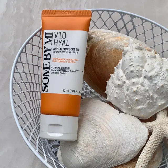 Saules aizsargkrēms ar niacinamīdu Some By Mi V10 Hyal Air Fit Sunscreen SPF50
