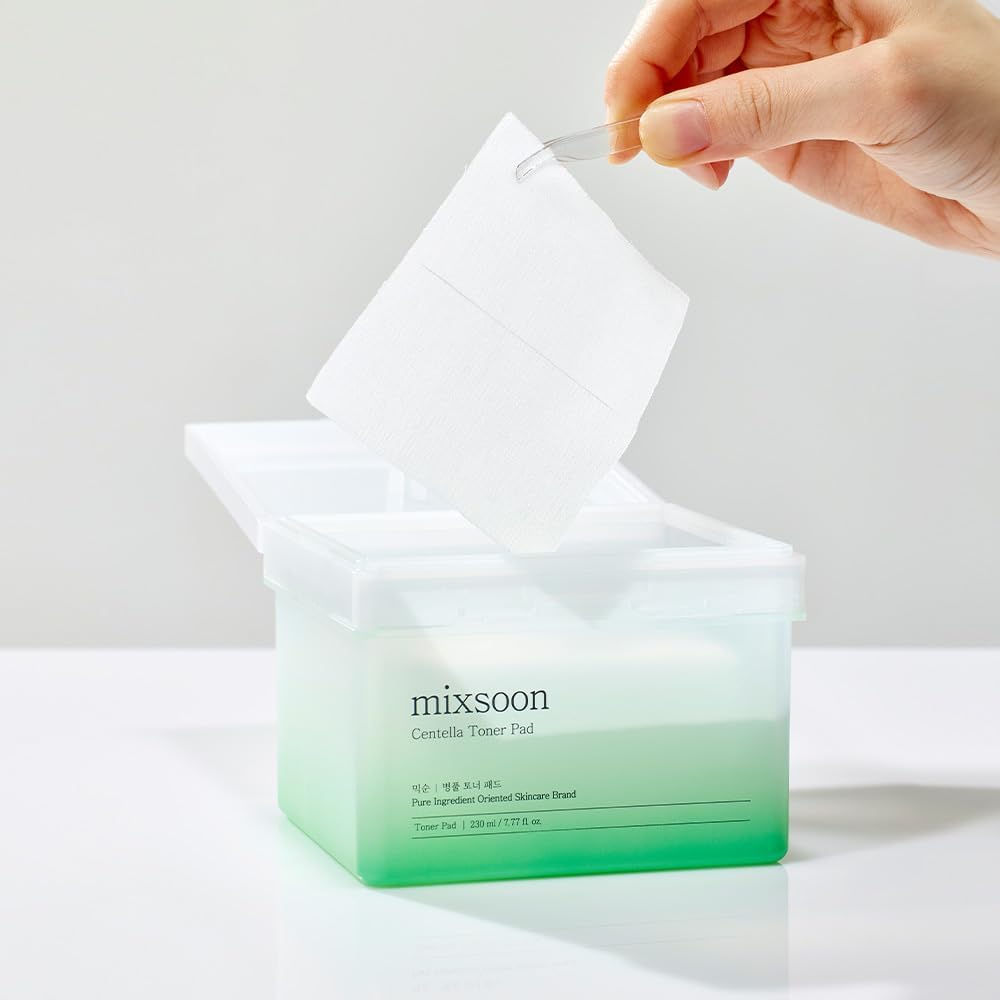 Toniks-spilventiņi ar Āzijas centellas ekstraktu Mixsoon Centella Asiatica Toner Pad