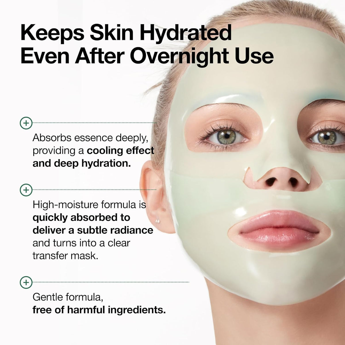Nomierinoša hidrogela maska ar houtūniju Anua Heartleaf 70 Soothing Collagen Mask