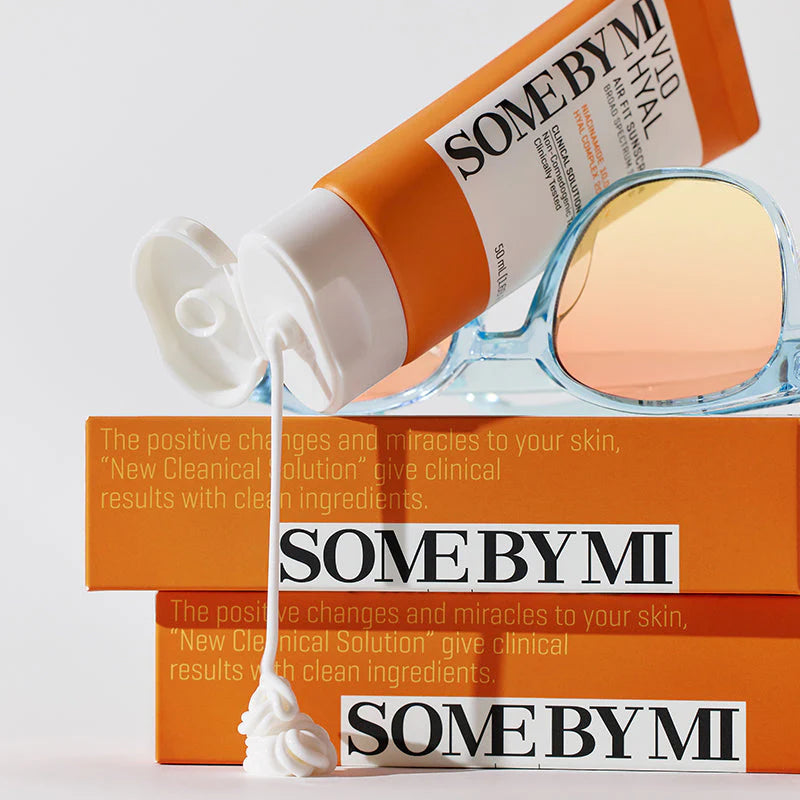 Saules aizsargkrēms ar niacinamīdu Some By Mi V10 Hyal Air Fit Sunscreen SPF50