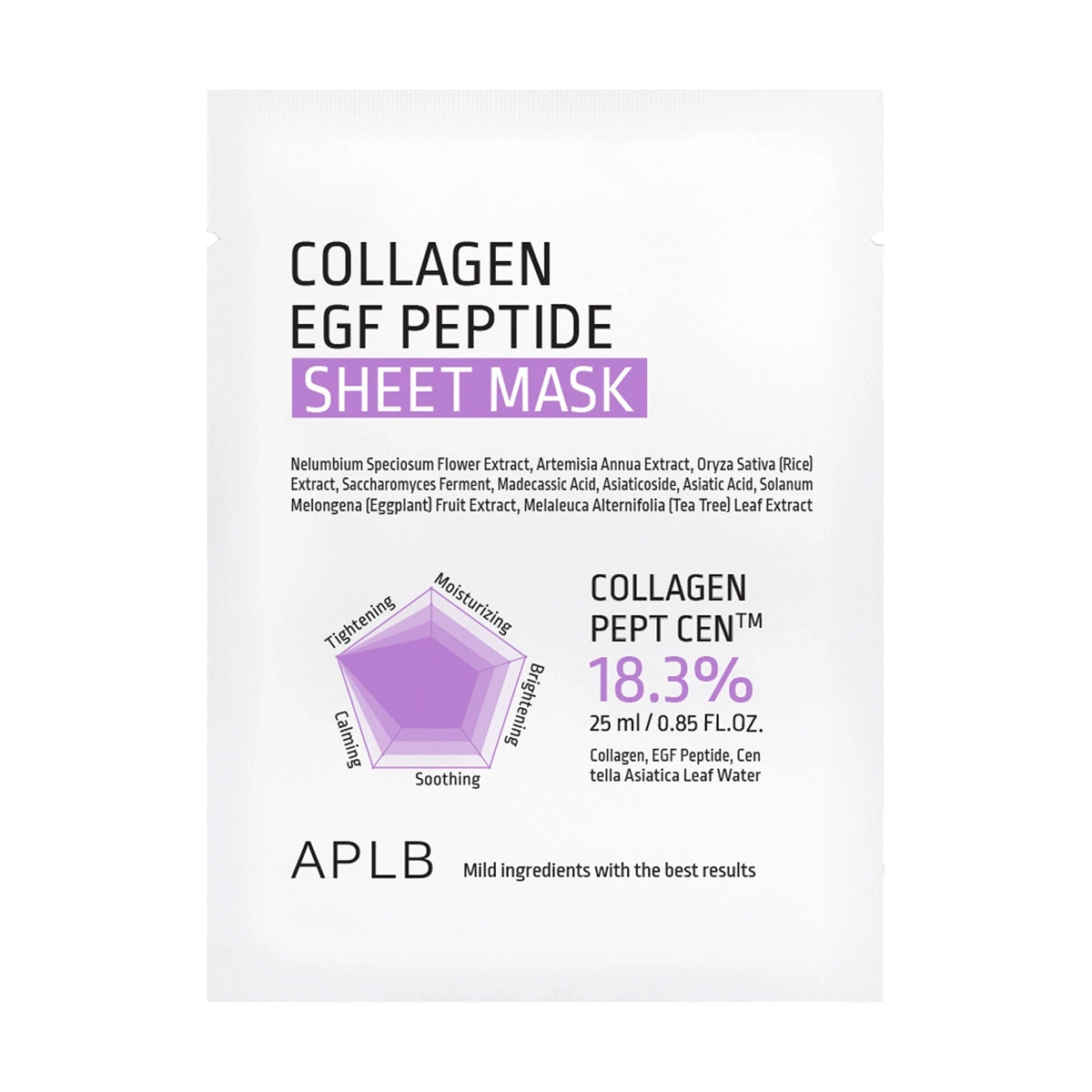 APLB Collagen EGF Peptide Sheet Mask