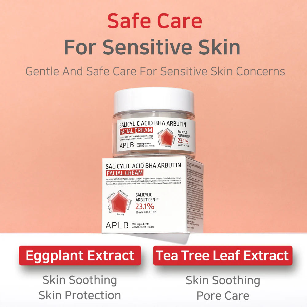 APLB Salicylic Acid BHA Arbutin Facial Cream