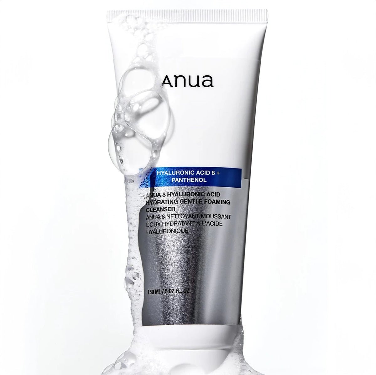 Maigas putiņas sejas mazgāšanai Anua 8 Hyaluronic Acid Hydrating Gentle Foaming Cleanser
