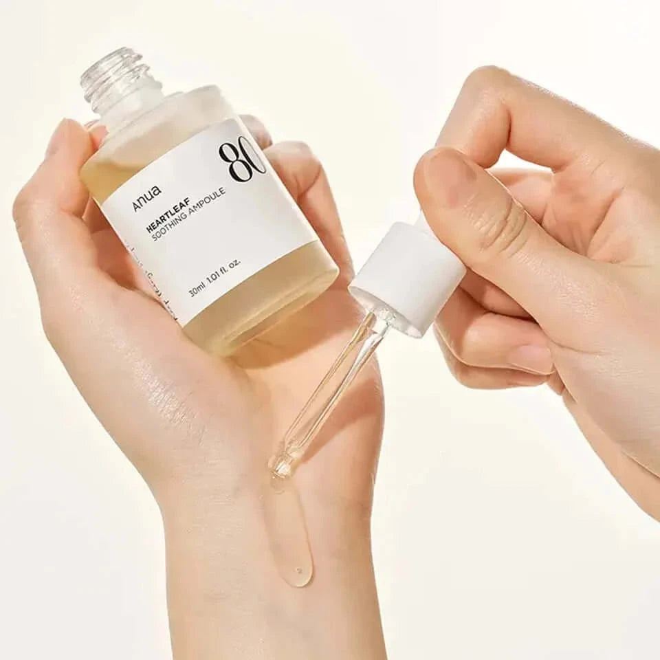 Nomierinošs serums Anua Heartleaf 80% Soothing Ampoule