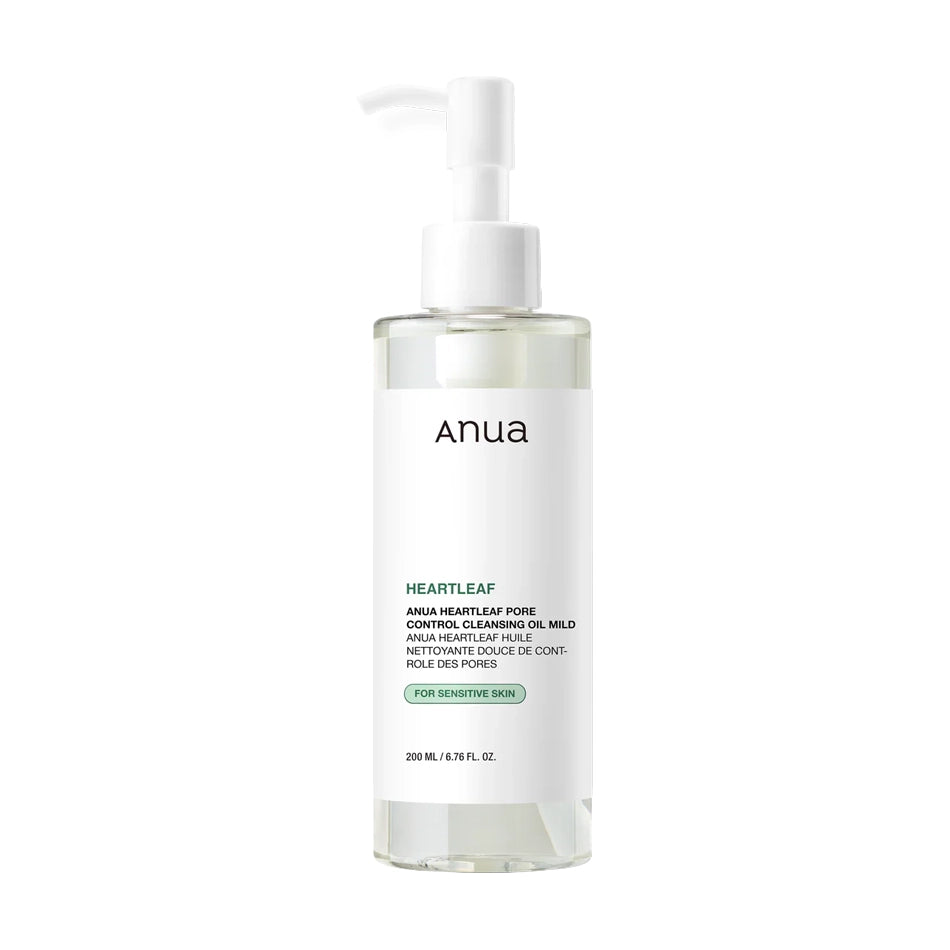Hidrofīlā eļļa jutīgai ādai Anua Heartleaf Pore Control Cleansing Oil Mild