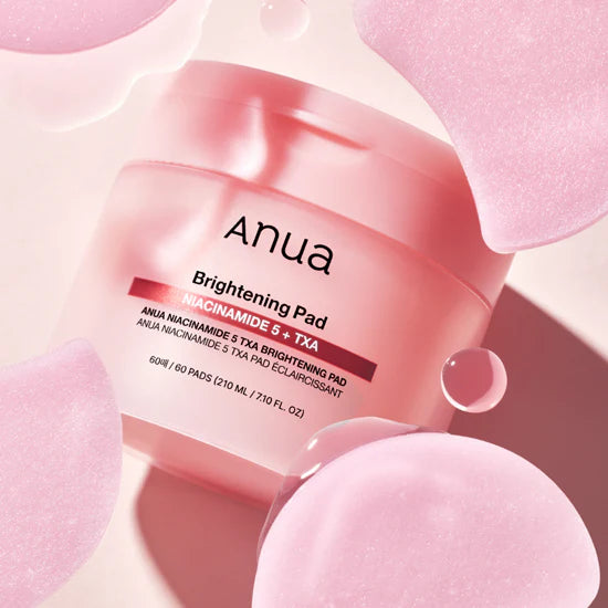 Ar toniku piesūcināti balinoši spilventiņi Anua Niacinamide 5 TXA Brightening Pad