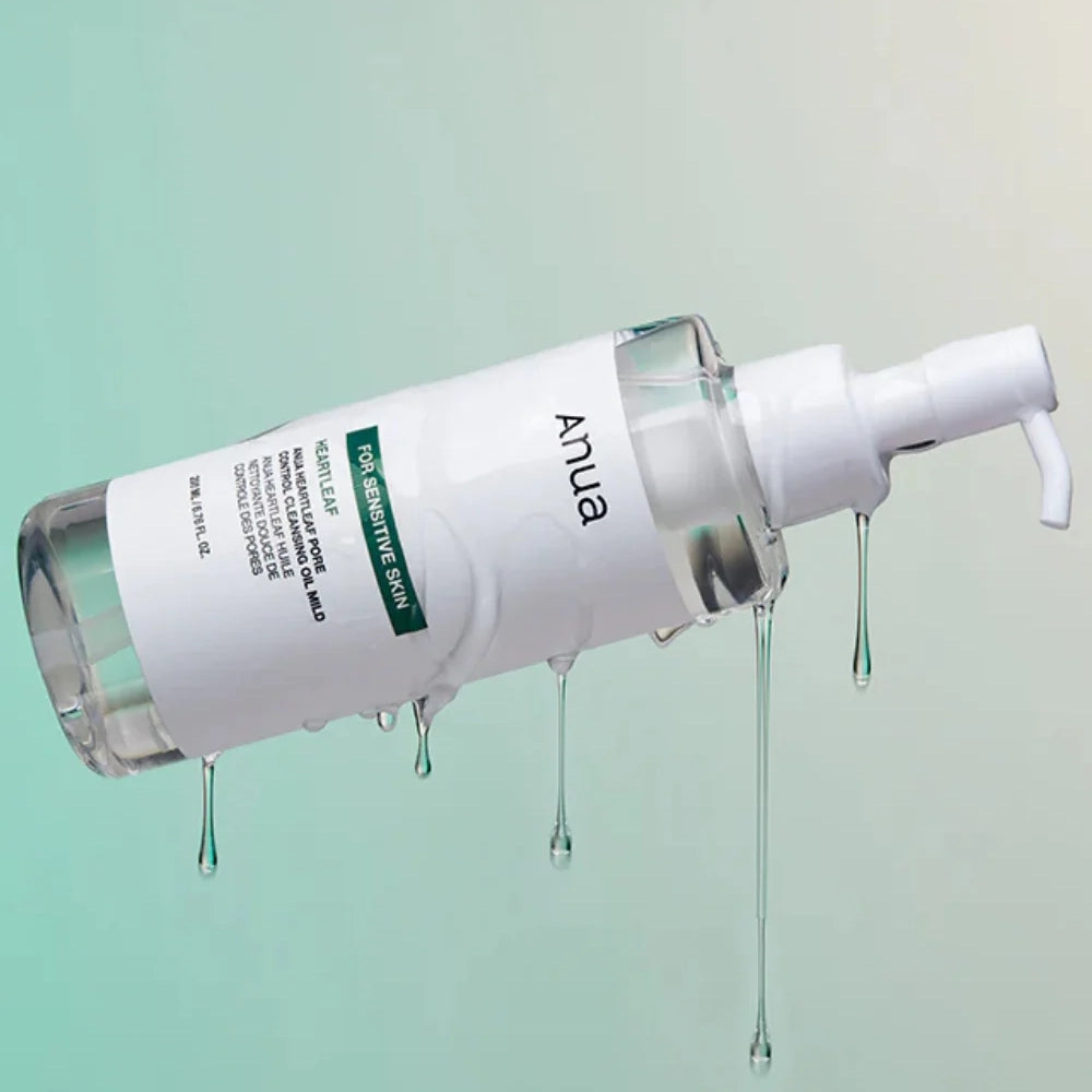 Hidrofīlā eļļa jutīgai ādai Anua Heartleaf Pore Control Cleansing Oil Mild