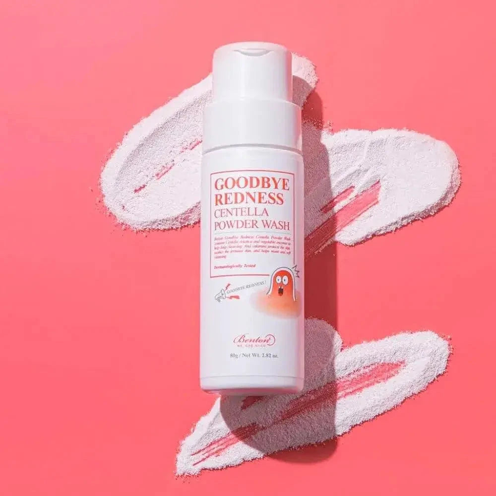 Nomierinošs enzīmu pūderis ar centellu Benton Goodbye Redness Centella Powder Wash