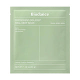 Nomierinoša hidrogela maska ar aļģēm Biodance Refreshing Sea Kelp Real Deep Mask