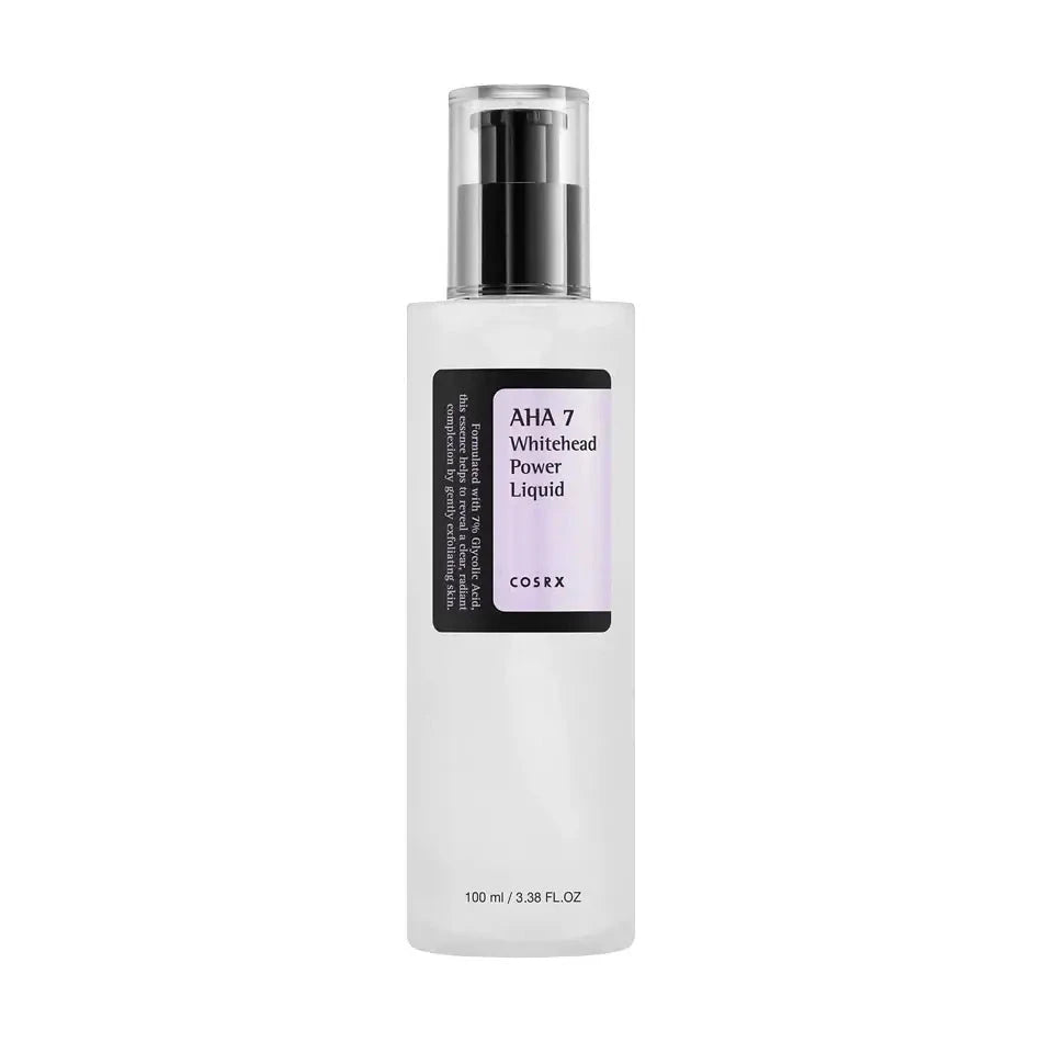 Esence ar AHA skābēm strutainu pinņu novēršanai problemātiskai ādai COSRX AHA 7 Whitehead Power Liquid
