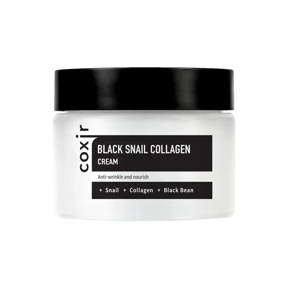 Krēms sejai ar kolagēnu un melno gliemežu ekstraktu COXIR Black Snail Collagen Cream