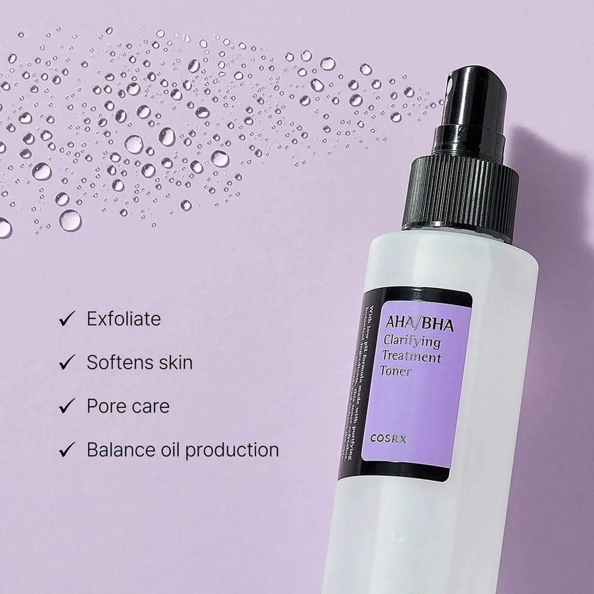 Maigs attīrošs toniks Cosrx AHA/BHA Clarifying Treatment Toner