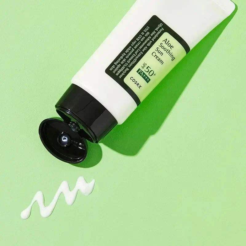 Sauļošanās krēms ar alvejas sulu Cosrx Aloe Soothing Sun Cream SPF50