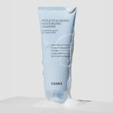 Attīrošas putas ar hialuronskābes kompleksu Cosrx Hydrium Triple Hyaluronic Moisturizing Cleanser