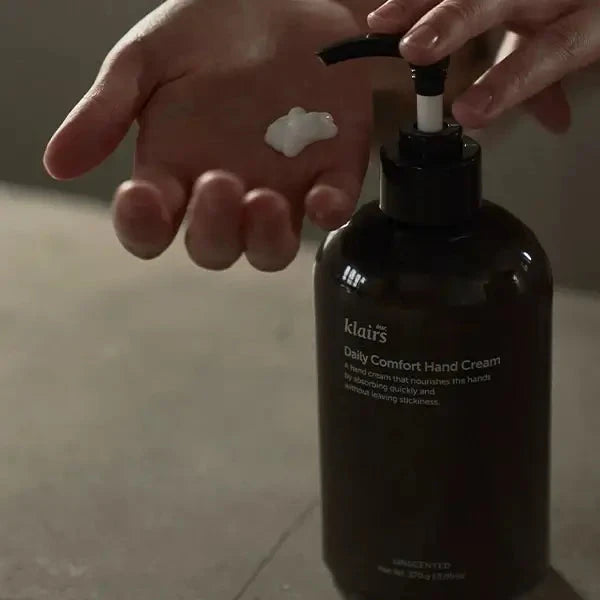Mitrinošs krēms rokām ar 8 hialuronskābes veidiem Dear Klairs Daily Comfort Hand Cream