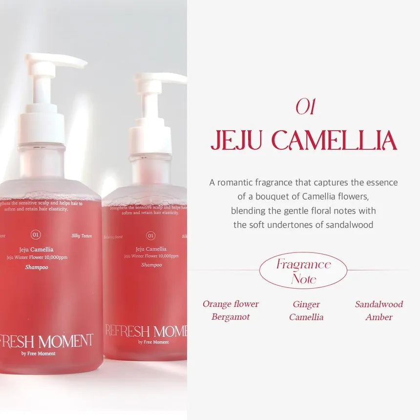 Parfimēts šampūns Dr. Althea Refresh Moment Perfume Shampoo Jeju Camellia