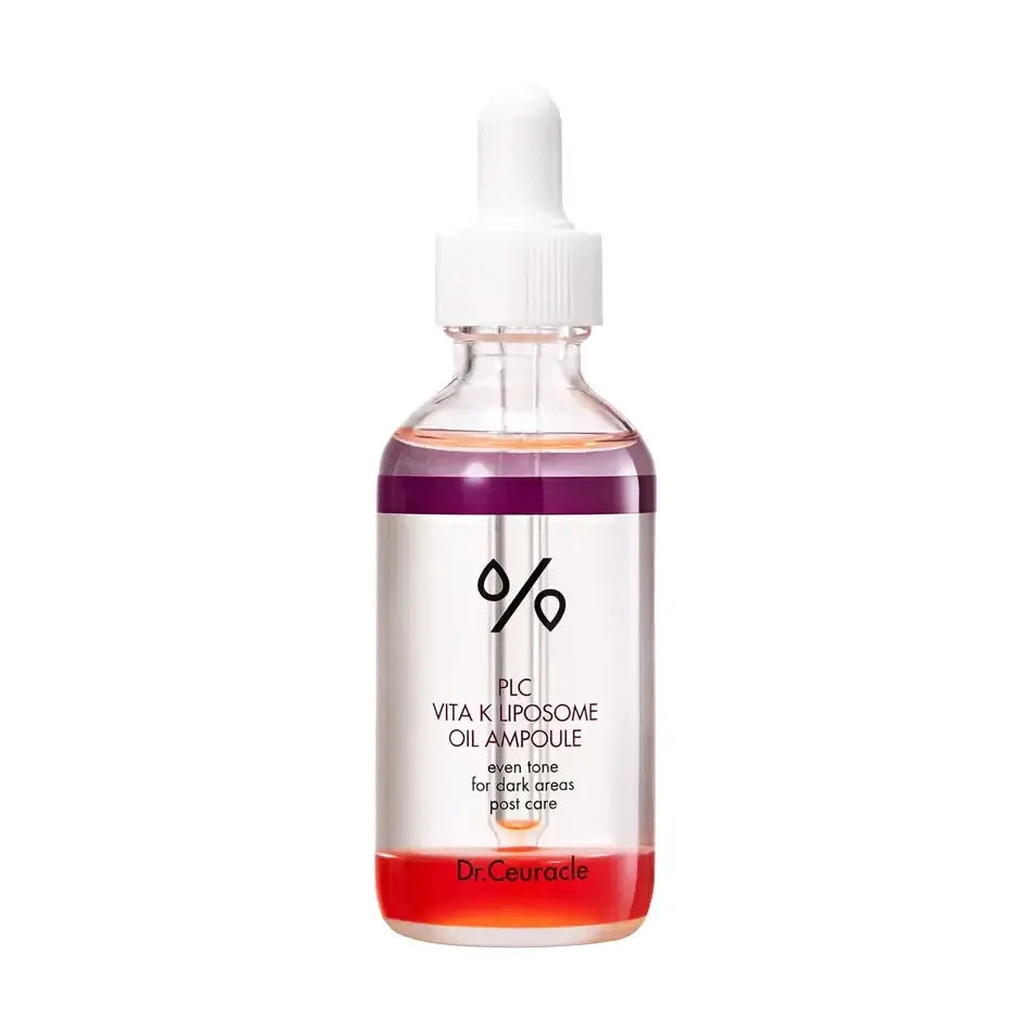 Divu tekstūru liposomālais serums sejai ar K vitamīnu Dr.Ceuracle PLC Vita K Liposome oil ampoule