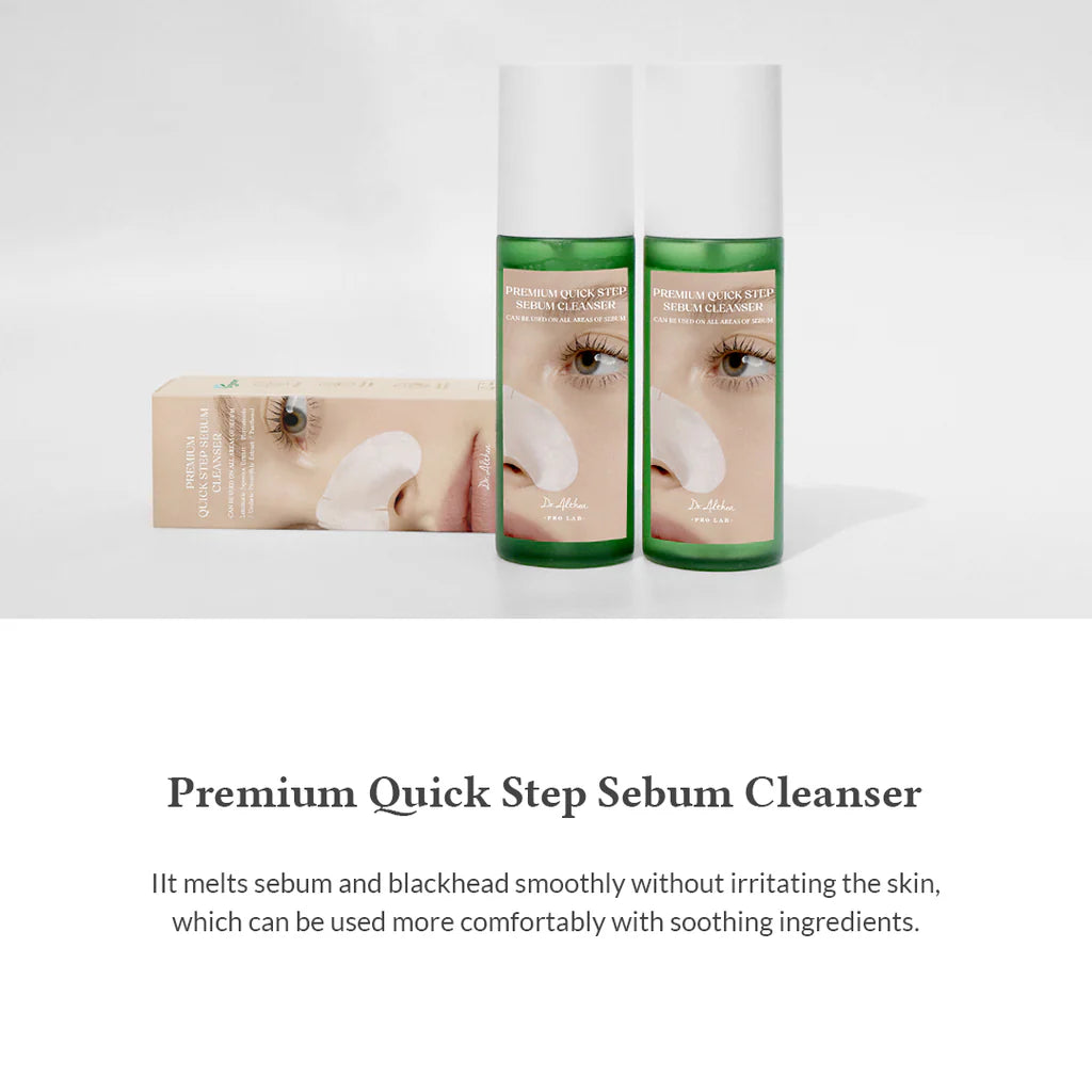 Attīrošs līdzeklis melno punktiņu novēršanai Dr. Althea Premium Quick Step Sebum Cleanser