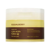 EQQUALBERRY Collagen Glow Up Gel Toner Pad