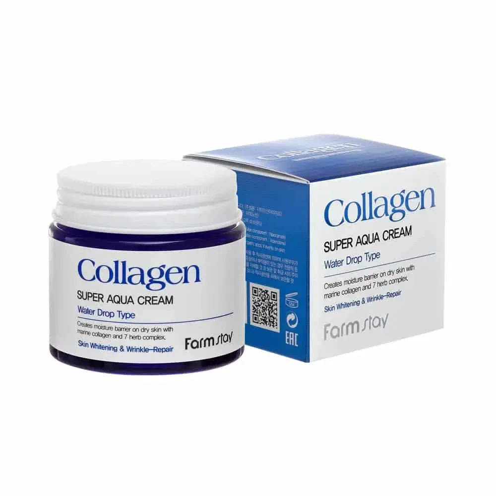 Mitrinošs kolagēna krēms FarmStay Collagen Super Aqua Cream