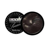Melnā gliemežu mucīna hidrogēla acu patči FarmStay Black Snail Hydrogel Eye Patch