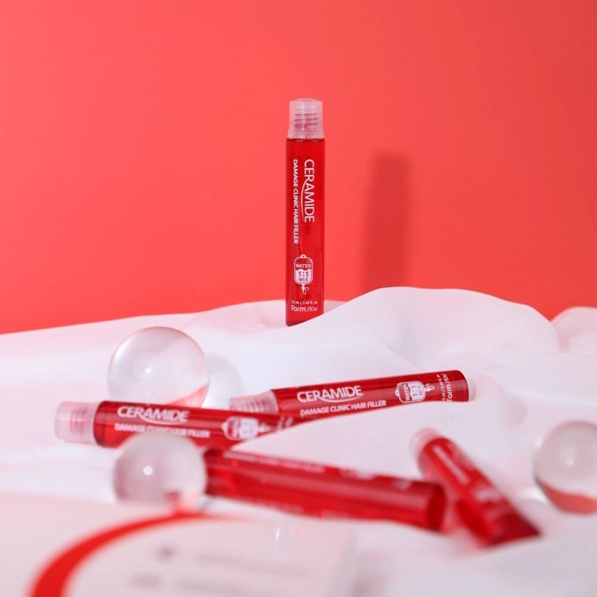 Atjaunojošs matu filleris ar keramīdiem Farmstay Ceramide Damage Clinic Hair Filler