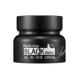 Krēms sejai ar melno gliemežu mucīnu Farmstay Black Snail All In One Cream