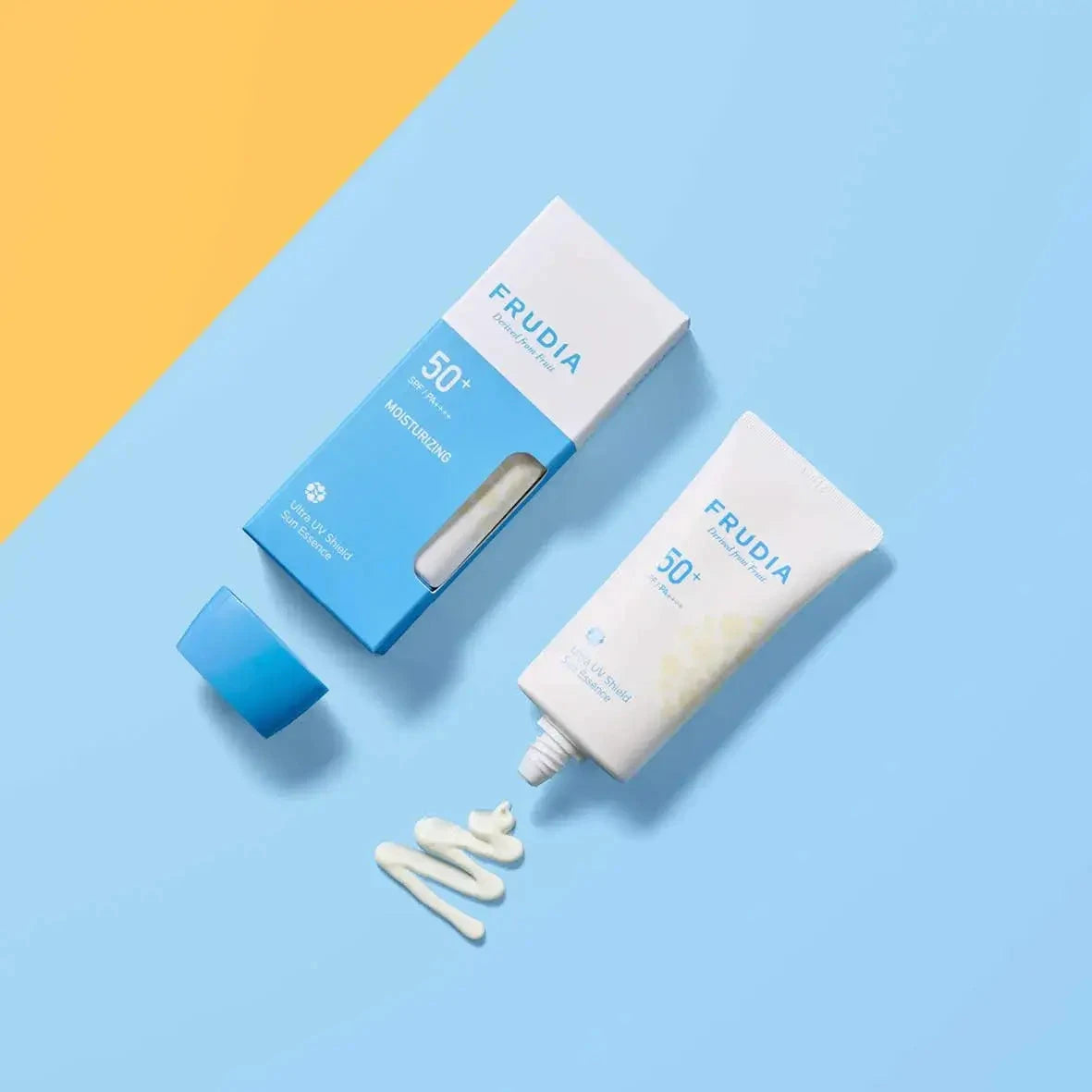 Gaisīga saules aizsargesence Frudia Ultra UV Shield Sun Essence SPF50+ PA++++