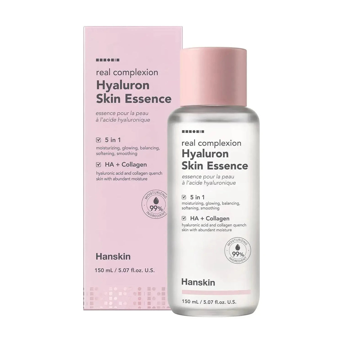 Toniks-esence ar hialuronskābi HANSKIN Real Complexion Hyaluron Skin Essence