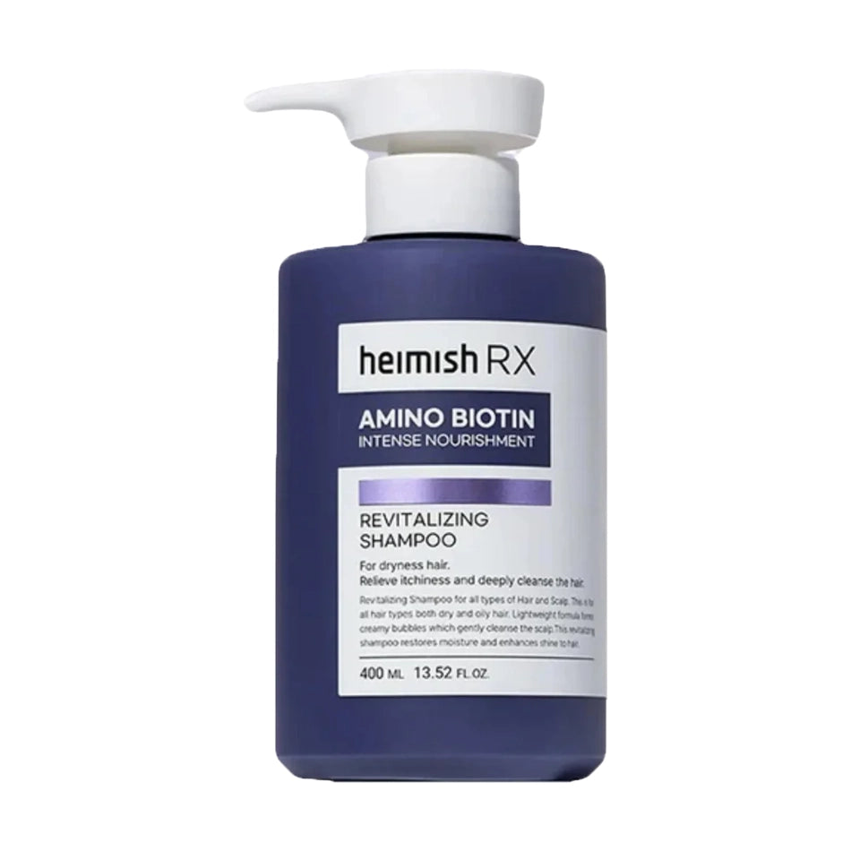 Šampūns apjoma piešķiršanai matiem ar biotīnu Heimish RX Amino Biotin Revitalizing Shampoo