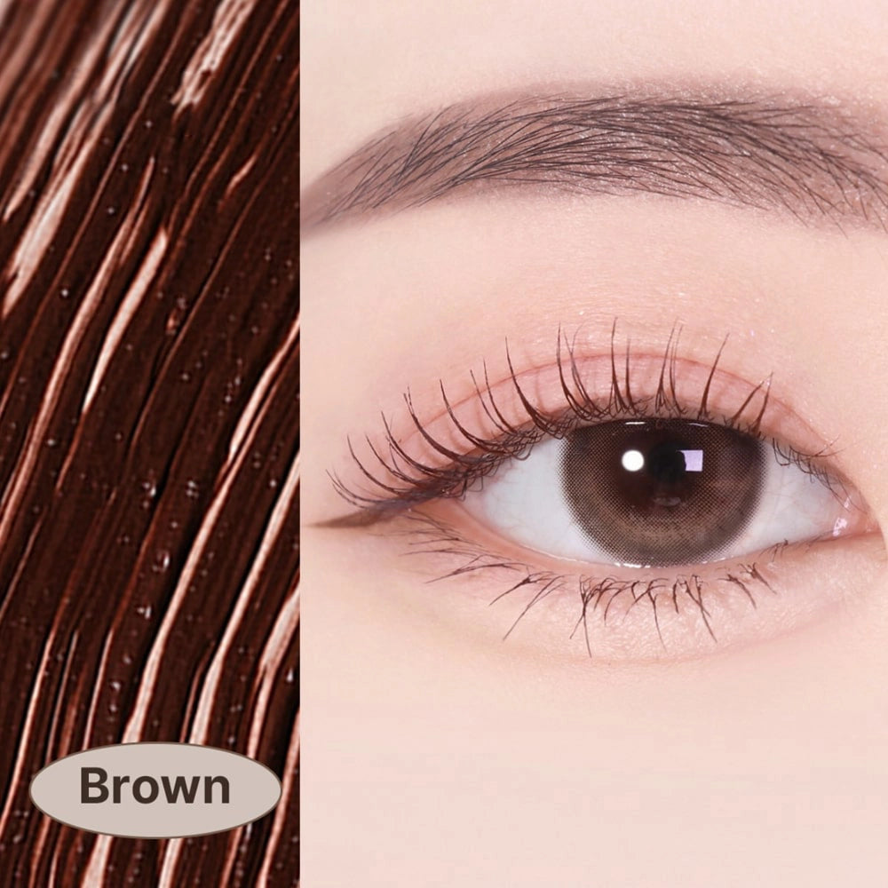 Pagarinoša brūna skropstu tuša Heimish Dailism Smudge Stop Mascara Brown