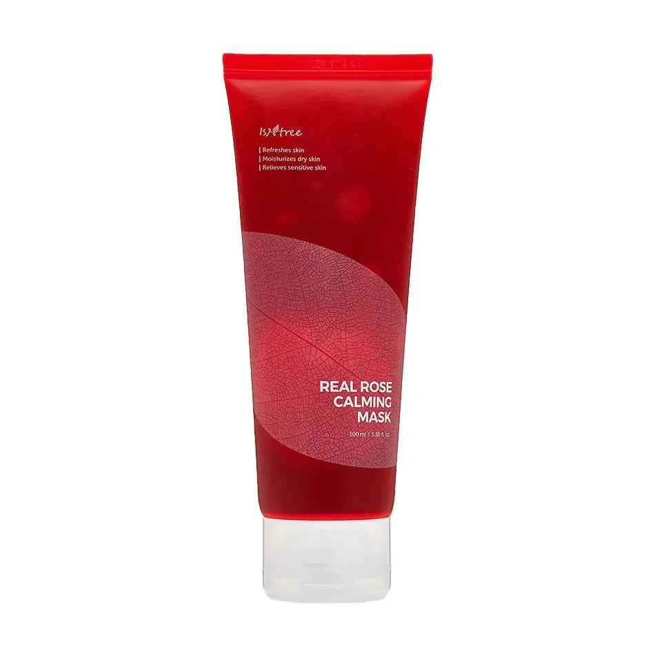 Nomierinoša maska ar rožu ziedlapiņām IsNtree Real Rose Calming Mask