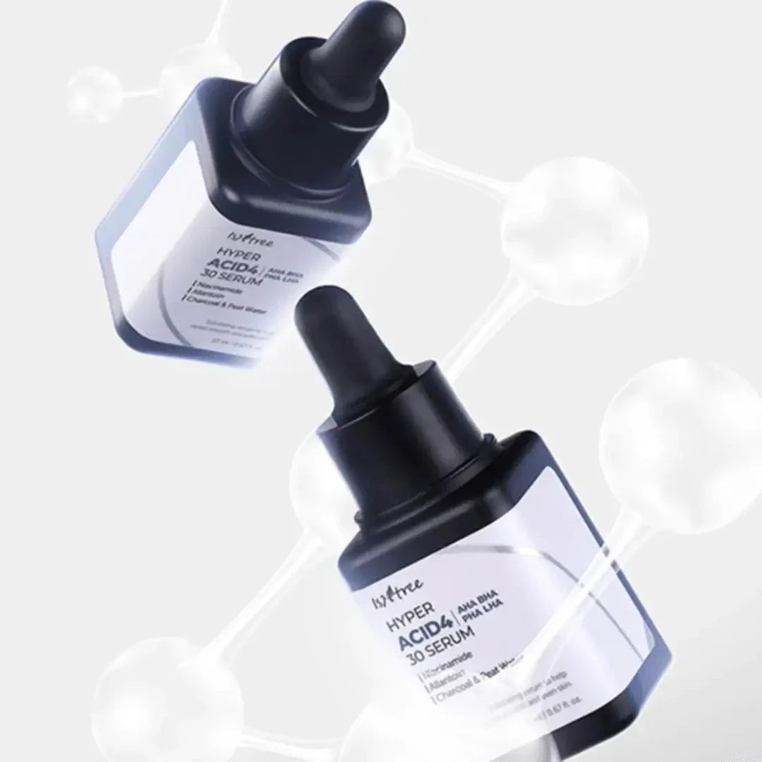 Serums-pīlings ar skābju kompleksu Isntree Hyper Acid 4 AHA BHA PHA LHA 30 Serum