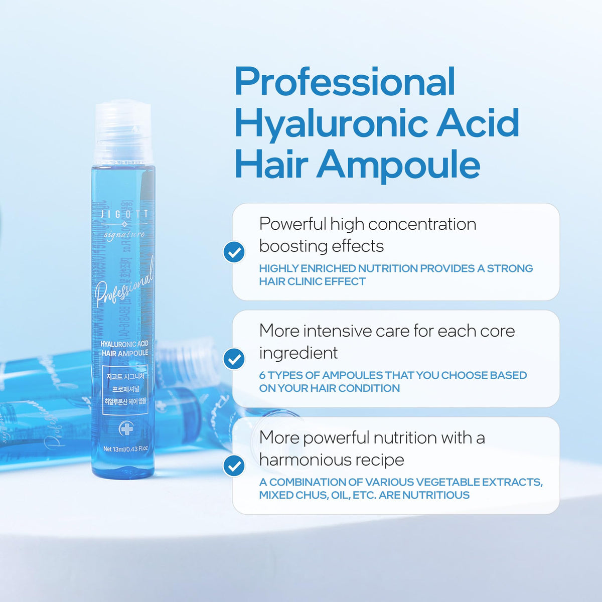 Jigott Signature Professional Hyaluronic Acid Hair Ampoule