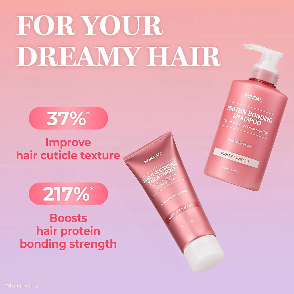 Matu atjaunošanas komplekts Kundal Silky Glow Edition Protein Bonding Set