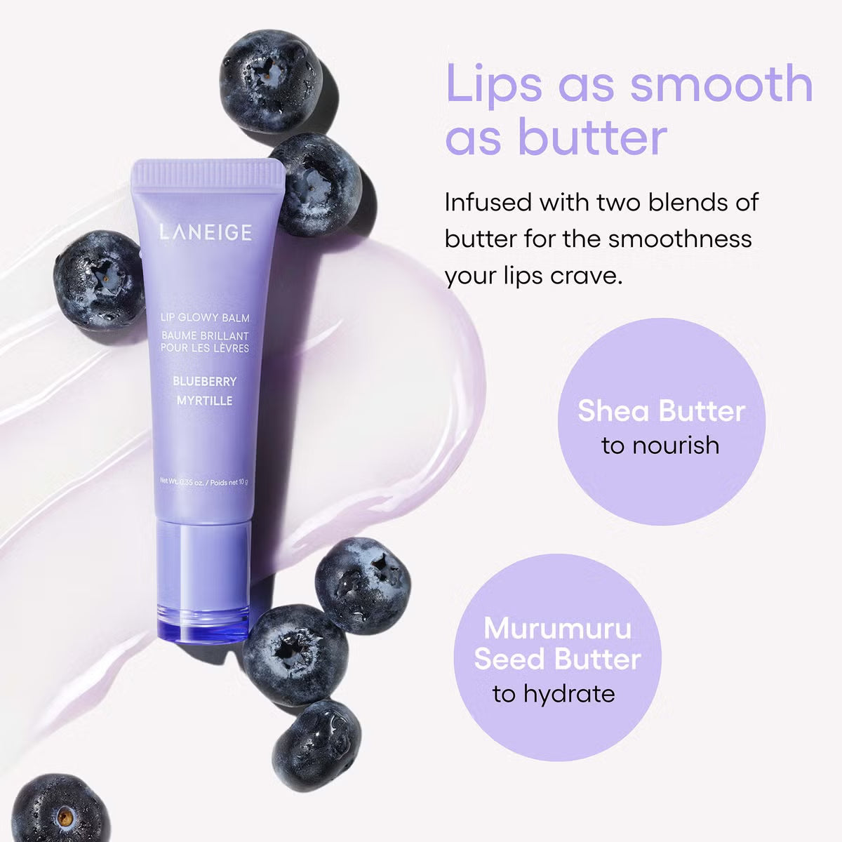 Laneige Lip Glowy Balm Blueberry