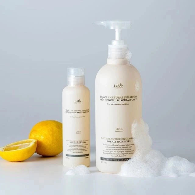 Dabīgs šampūns ar ēteriskajām eļļām un bez sulfātiem Lador Triplex Natural Shampoo