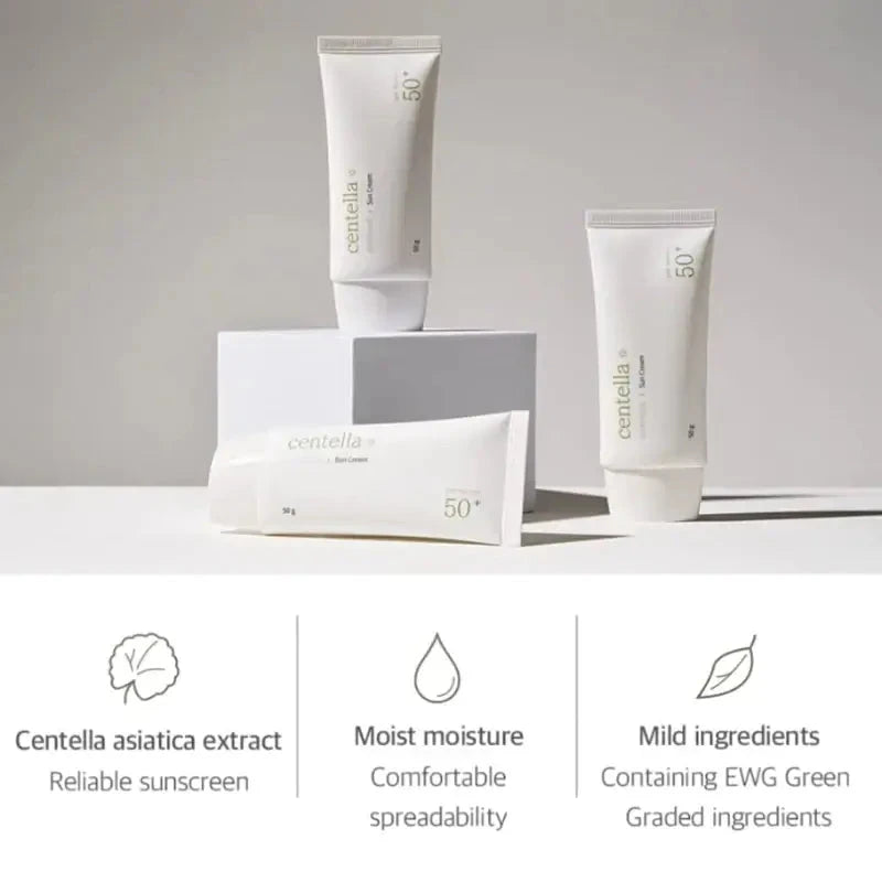 Saules aizsargkrēms MIXSOON Centella Sun Cream SPF50+ PA++++