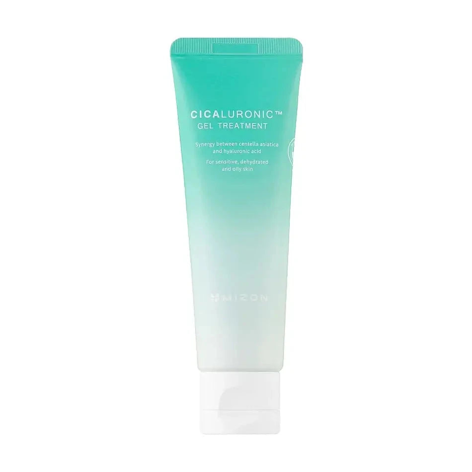 Mitrinošs gels sejai ar cica-kompleksu MIZON Cicaluronic Gel Treatment