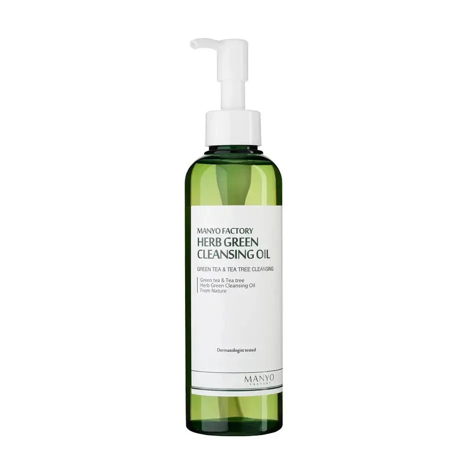 Hidrofīlā eļļa ar sastāvā iekļautu augu kompleksu Manyo Herb Green Cleansing Oil