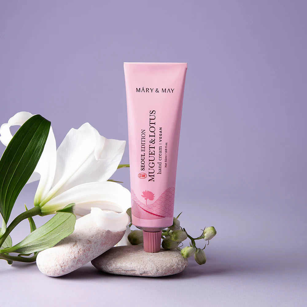 Mitrinošs krēms rokām Mary&May Muguet & Lotus Hand Cream