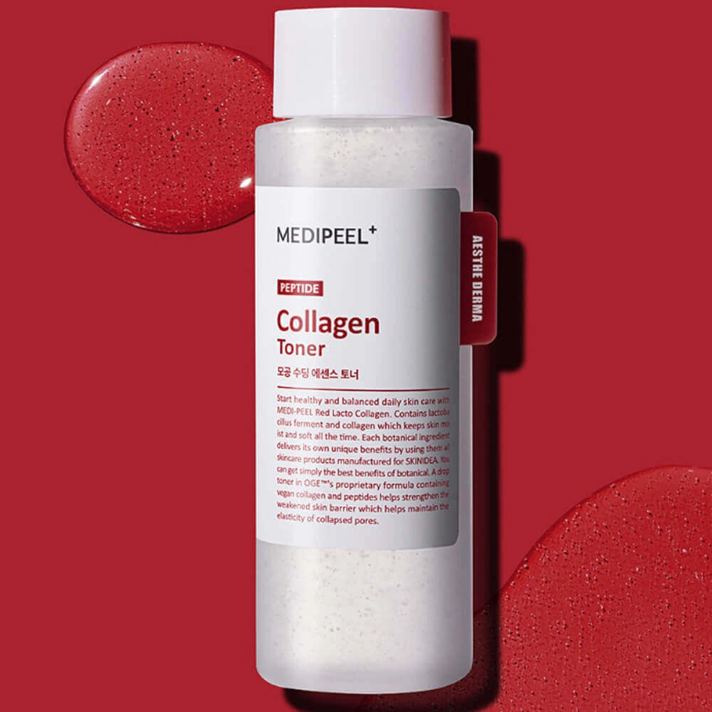 Nomierinošs toniks ar kolagēnu Medi-Peel Red Lacto Collagen Soothing Essence Toner