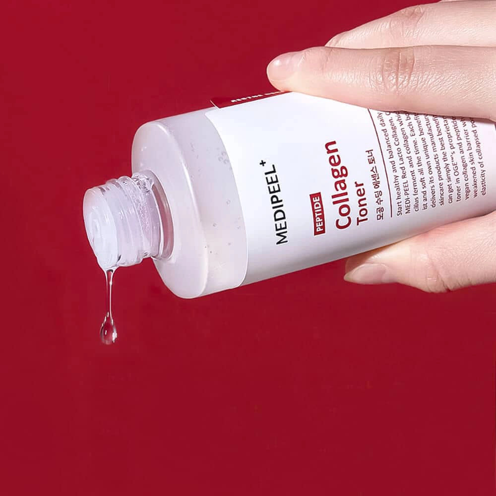 Nomierinošs toniks ar kolagēnu Medi-Peel Red Lacto Collagen Soothing Essence Toner