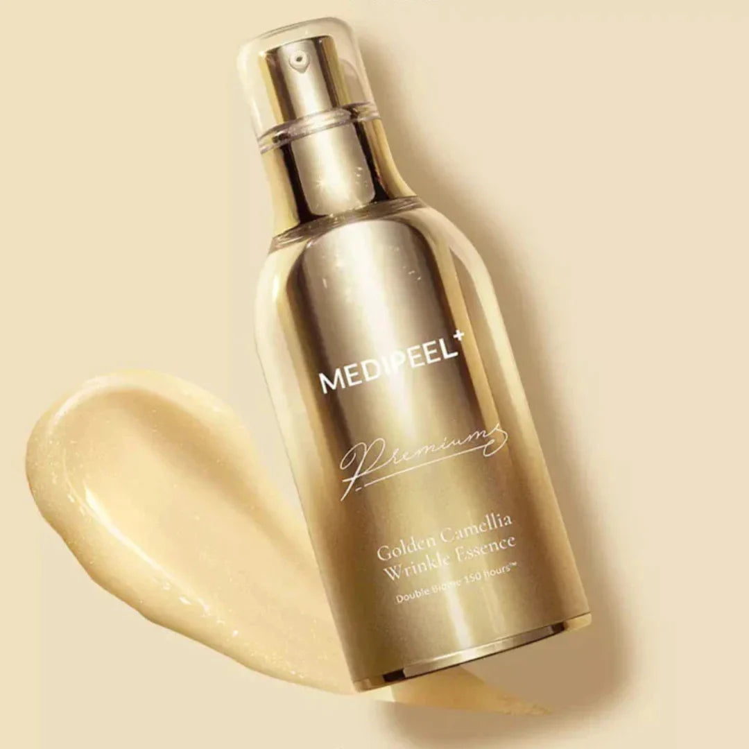 Premium līmeņa esence ar liftinga efektu un kamēlijas ekstraktu Medi-peel Premium Golden Camellia Wrinkle Essence