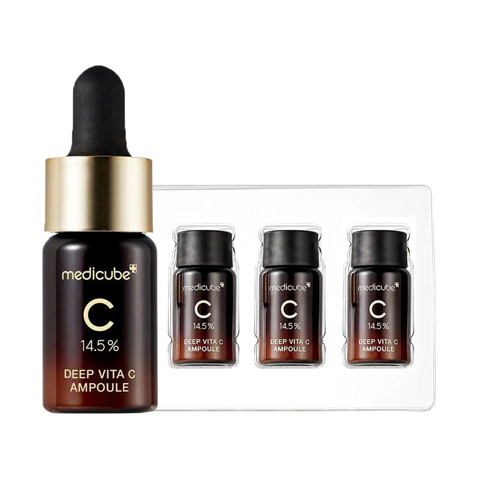 Balinošs un nostiprinošs serums ar C vitamīnu Medicube Deep Vita C Ampoule 2.0