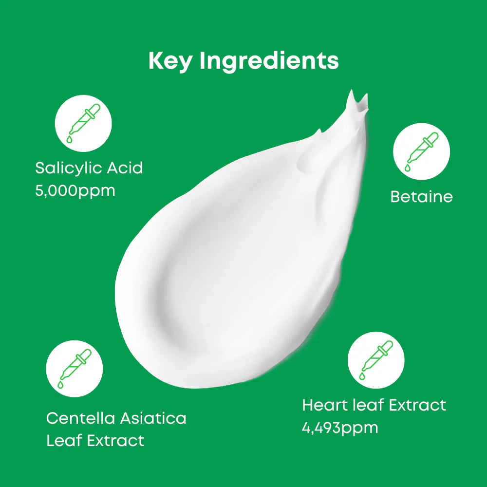 Attīrošas putiņas problemātiskai ādai Nine Less A-Control Heartleaf & BHA Cleanser