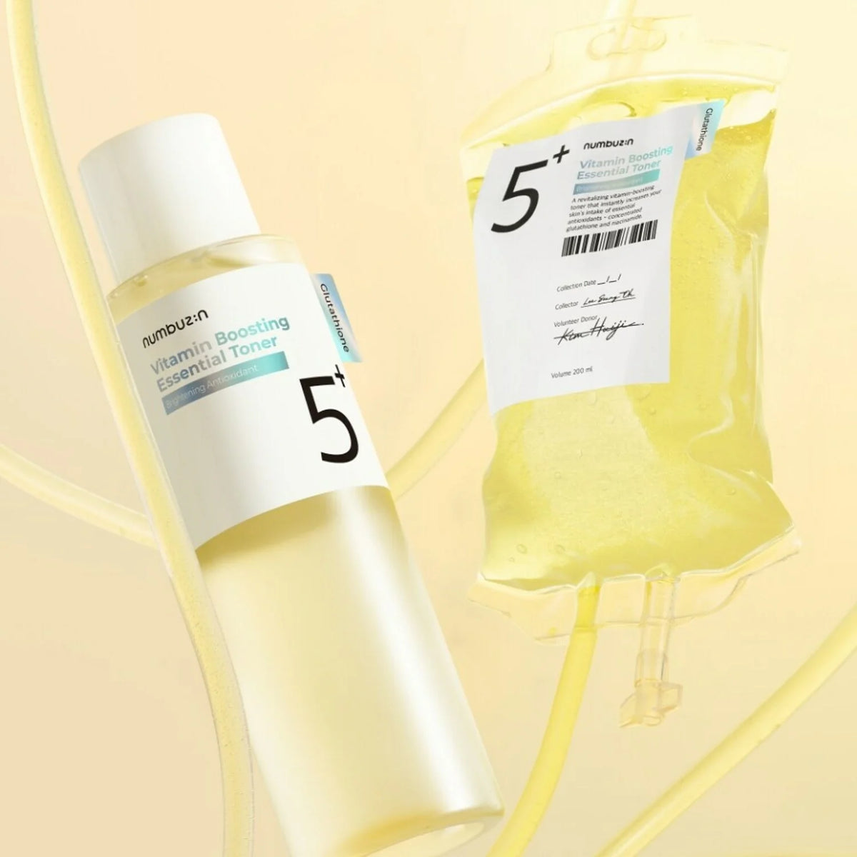 Balinošs toniks-esence ar niacinamīdu Numbuzin No.5 Vitamin Boosting Essential Toner