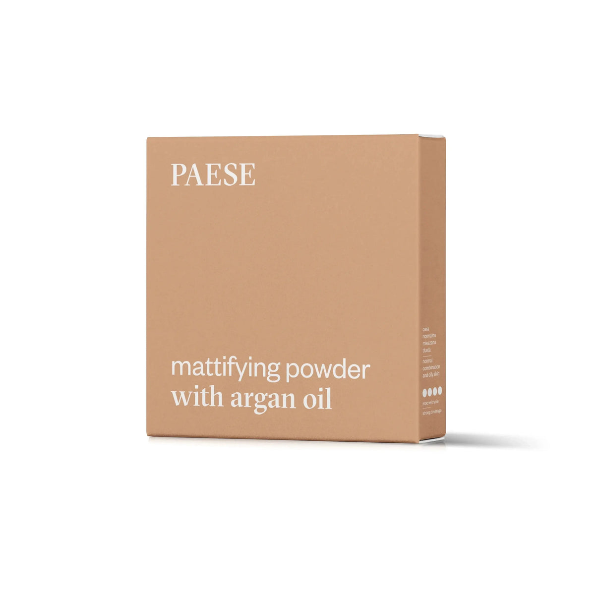 Matējošs kompaktais pūderis ar argāna eļļu Paese Mattifying Argan Pressed Powder