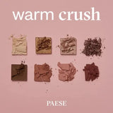 Acu ēnu palete Paese Warm Crush Eyeshadow Palette