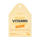 Ādu atsvaidzinoši hidrogela spilventiņi Petitfee 10 Day Vitamin Eye Masks Brightening